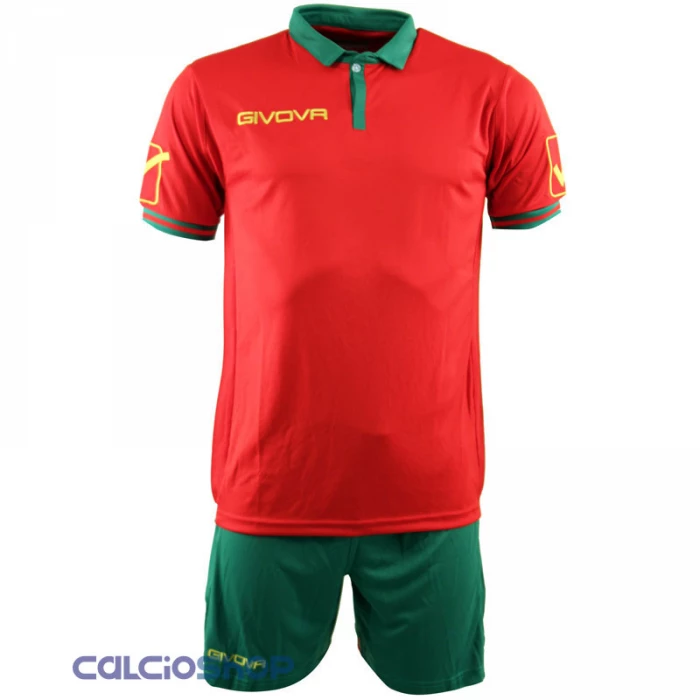 Givova - Kit World Rosso / Verde MC